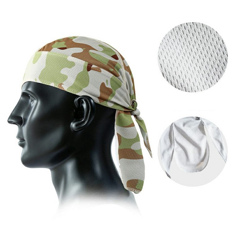 Summer Cycling Cap Helmet Liner Mesh Bandana Sports Hat Breathable Quick Dry Headwear for Outdoor