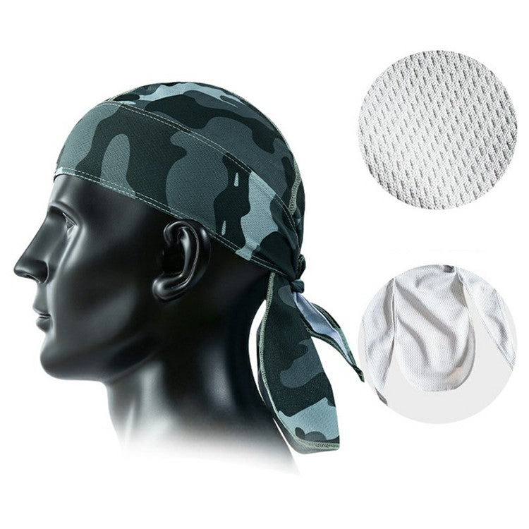 Summer Cycling Cap Helmet Liner Mesh Bandana Sports Hat Breathable Quick Dry Headwear for Outdoor