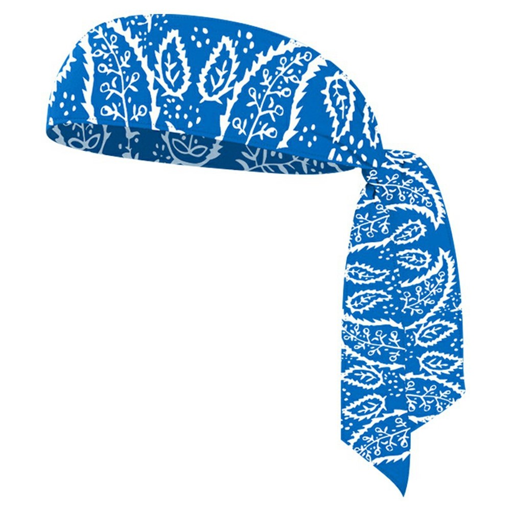 Tie Headbands for Women Men Leaf Print Sports Sweat Basketball Sweatband Moisture Wicking