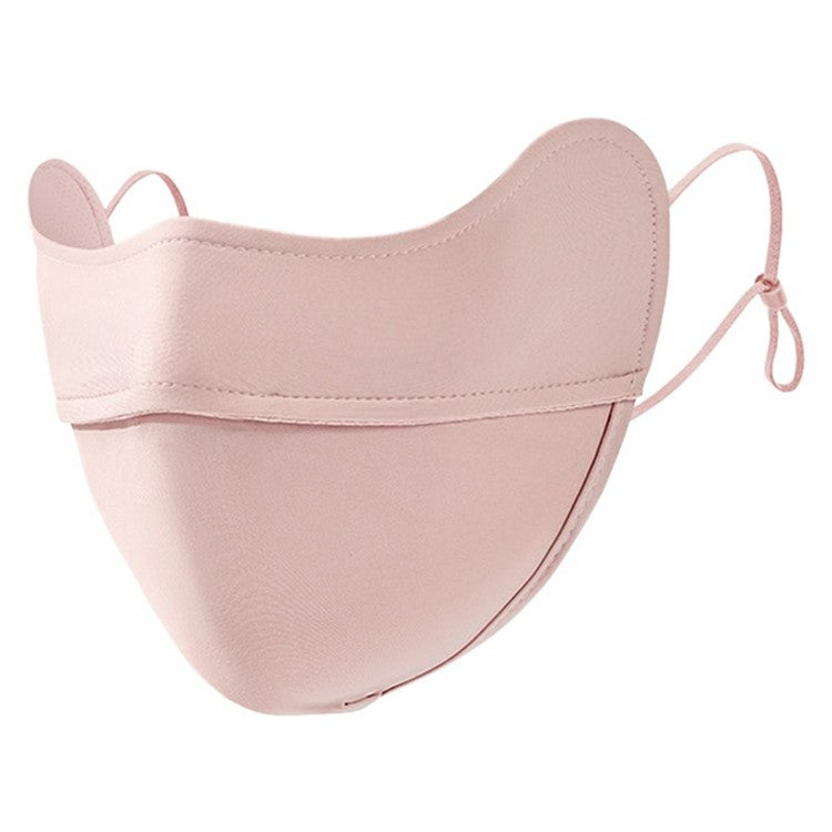GOLOVEJOY XKZ67 Ice Silk Summer Sun Protection Face Mask for Outdoor Cycling Breathable Face Cover