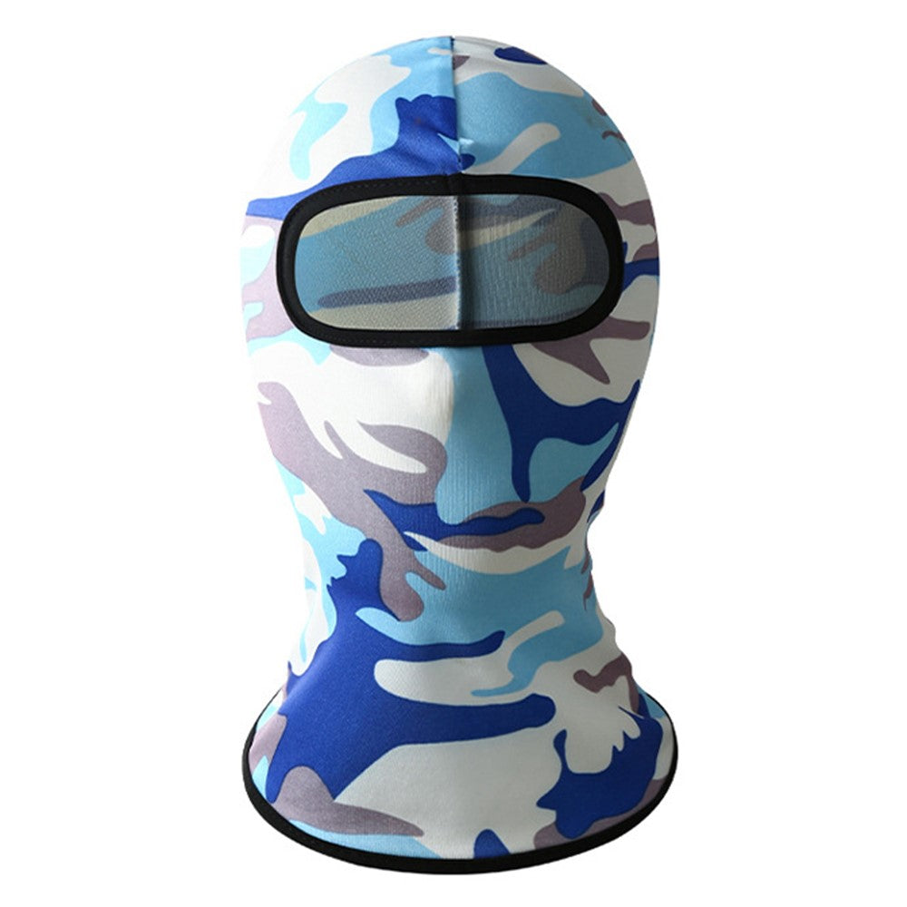 Summer Breathable Ice Silk Kids Sun Protection Cycling Face Mask High Elasticity Motorcycle Balaclava