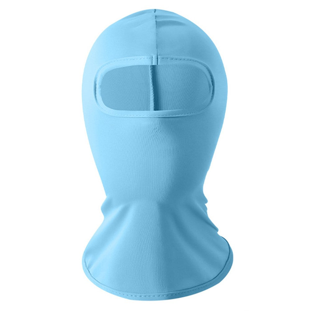 Summer Breathable Ice Silk Kids Sun Protection Cycling Face Mask High Elasticity Motorcycle Balaclava