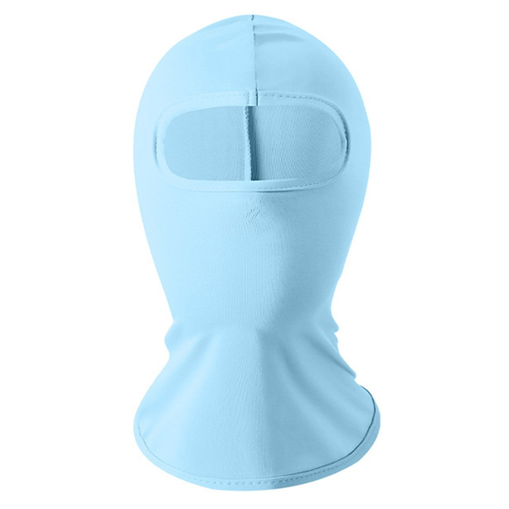 Summer Breathable Ice Silk Kids Sun Protection Cycling Face Mask High Elasticity Motorcycle Balaclava