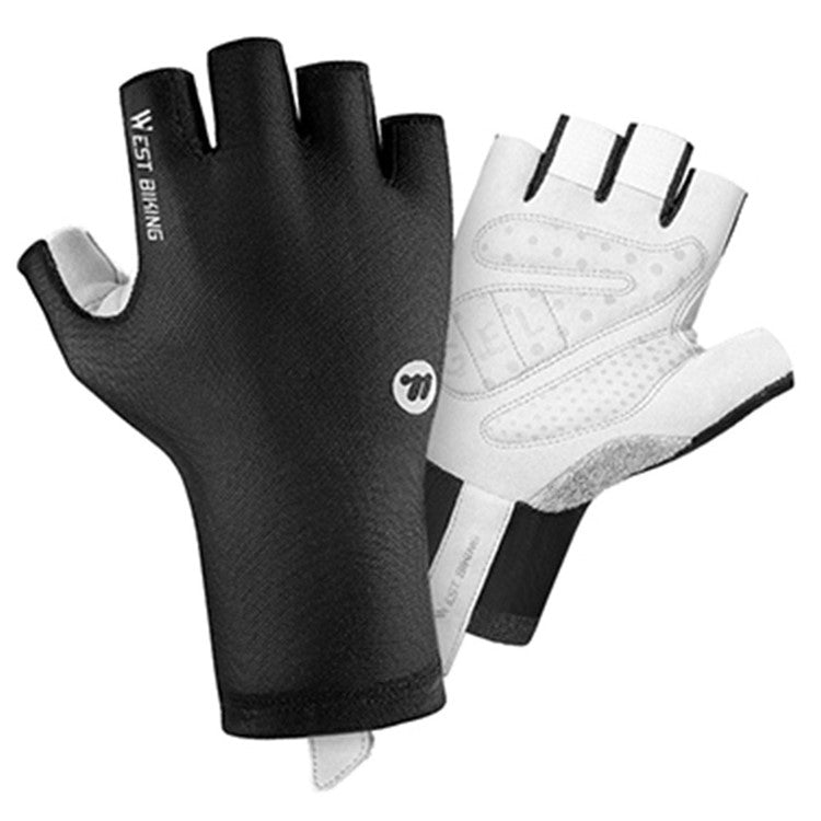 WEST BIKING YP0211265 Shock Absorbing Cycling Gloves Breathable Half Finger Anti Slip Mittens for Road Mountain Bike