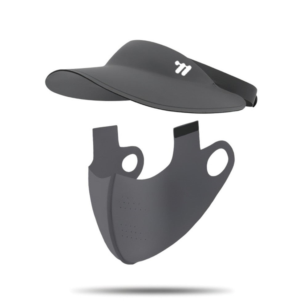 WEST BIKING YP0201466 Outdoor Sports Cycling Mask Cap Detachable 2 in 1 Sun Hat Face Cover