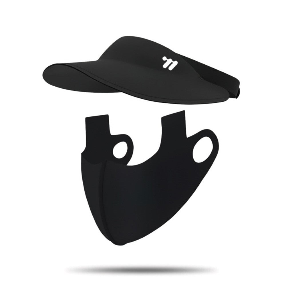 WEST BIKING YP0201466 Outdoor Sports Cycling Mask Cap Detachable 2 in 1 Sun Hat Face Cover
