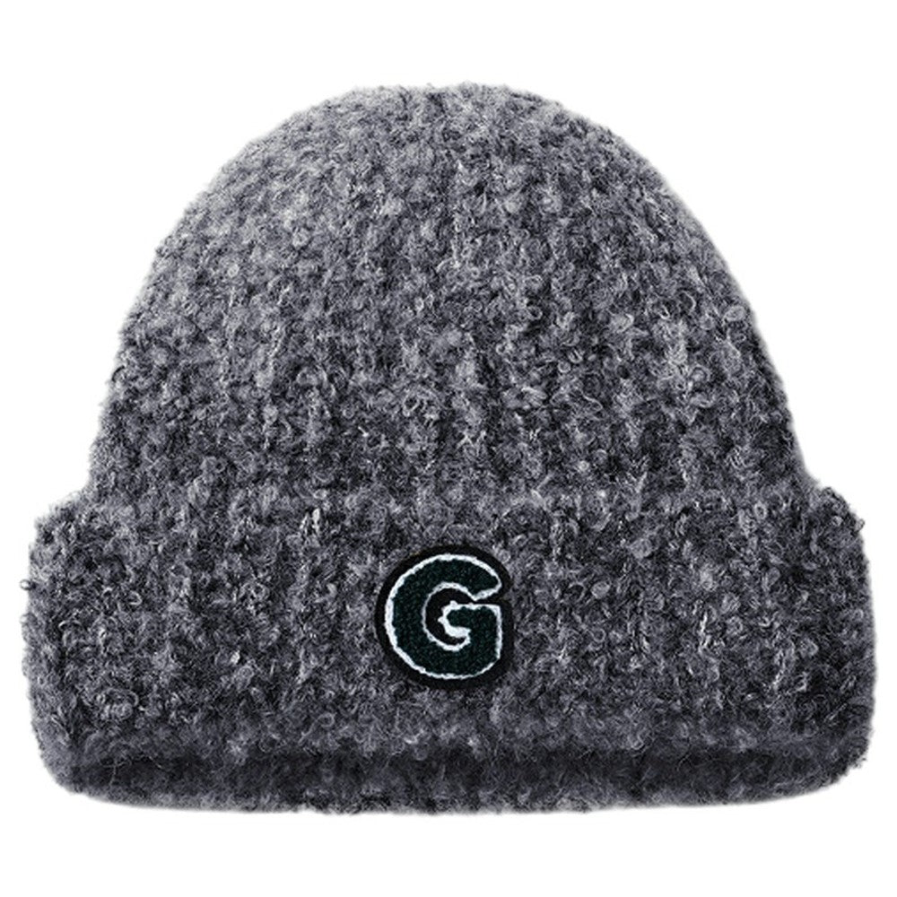 DMZ133 Winter Wool Blend Knitted Beanie Hat Women Outdoor Thicken Warm Head Cap