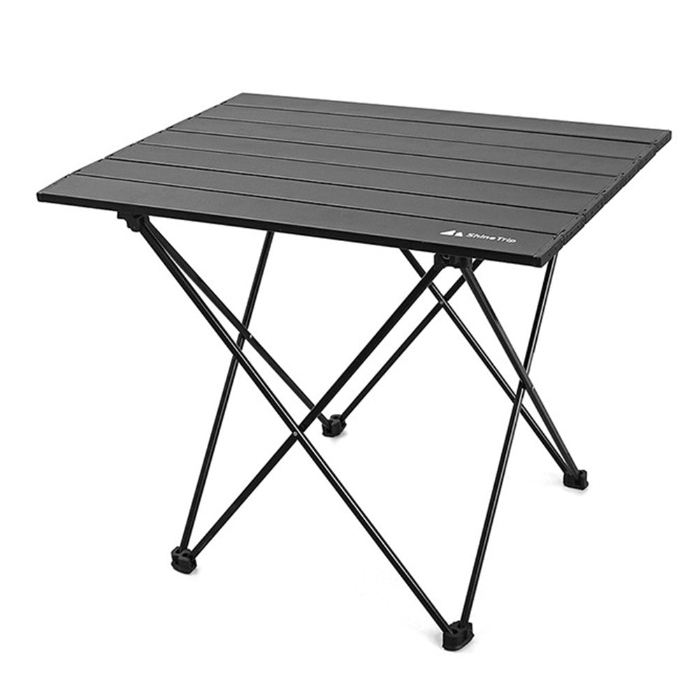 SHINETRIP A292-G0M Portable Foldable Table Outdoor Camping Picnic Aluminum Alloy Table Desk, Size M