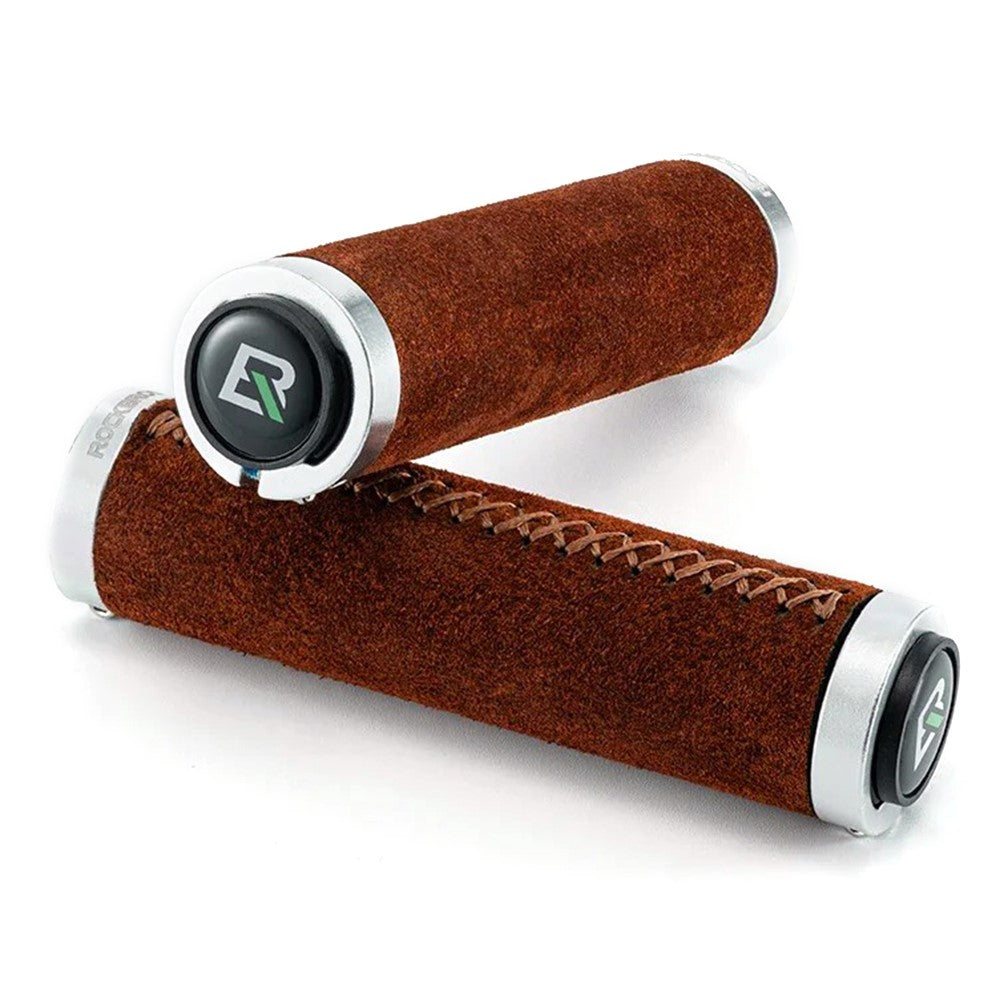 ROCKBROS 1 Pair Suede Genuine Leather Bicycle Handlebar Sleeve 2.2CM Handle Grip Cover