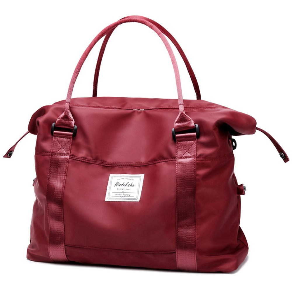HINDUL Travel Duffel Tote Bag Waterproof Weekender Bags with Trolley Sleeve Size: 44*15*34cm