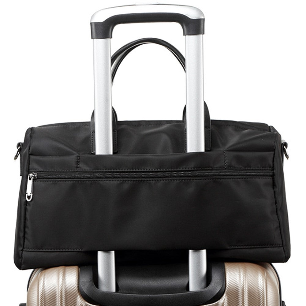 Oxford Cloth Sports Handbag 39x19x21cm Gym Bag Duffle Bag Weekend Overnight Shoulder Crossbody Bag