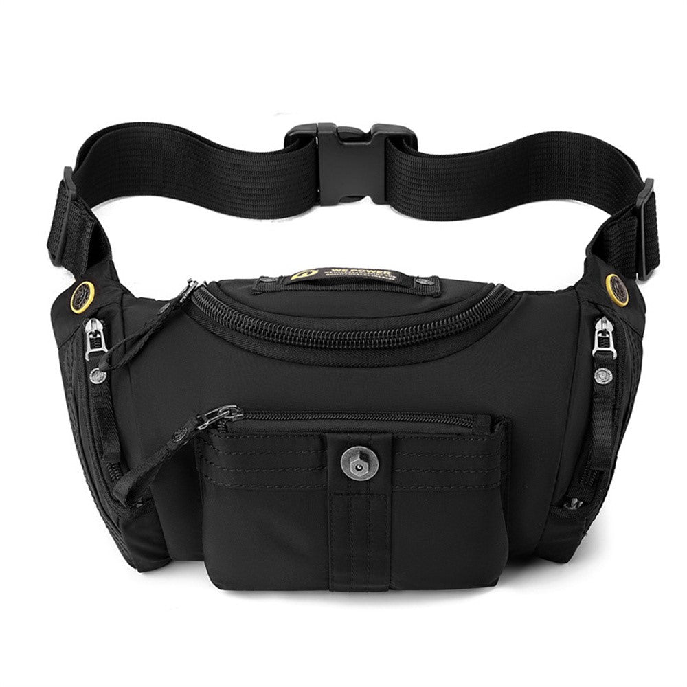 WEPOWER 7102 Outdoor Sports Multifunction Crossbody Shoulder Bag Waterproof Nylon Fanny Pack