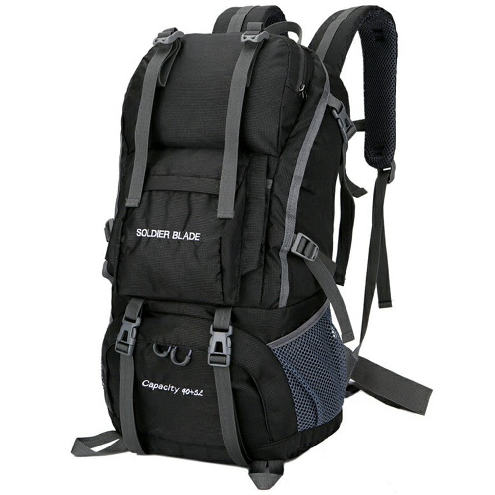 SOLDIER BLADE DF8812 24 Inch Outdoor Hiking Backpack Waterproof Nylon Camping Daypack with Shoe Compartment