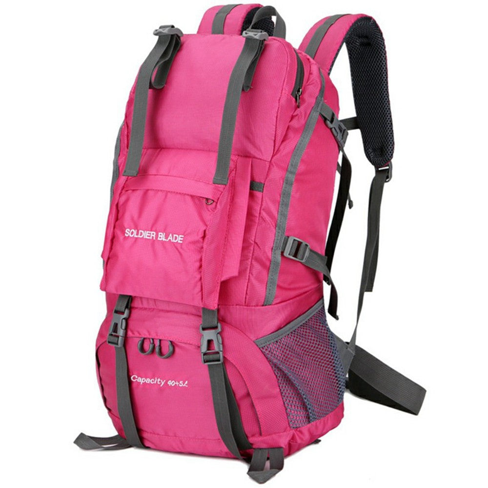 SOLDIER BLADE DF8812 24 Inch Outdoor Hiking Backpack Waterproof Nylon Camping Daypack with Shoe Compartment