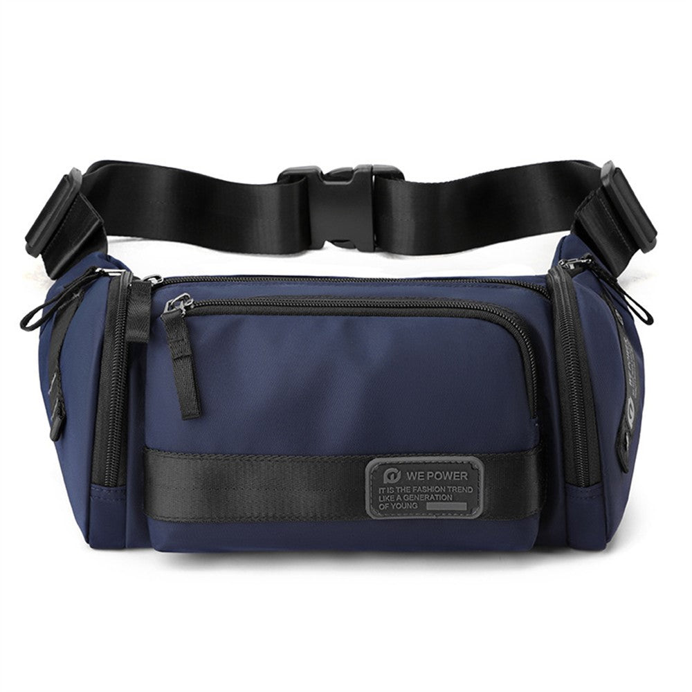 WEPOWER 1863 Outdoor Sports Waist Bag for Men Waterproof Multifunctional Crossbody Pack with Quick Release Buckle