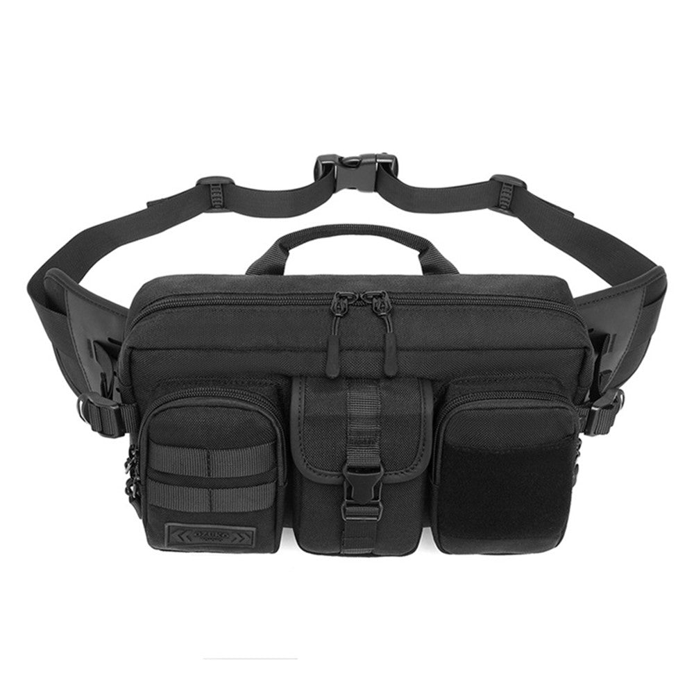 OZUKO 9449 Men Waterproof Fanny Pack Outdoor Sports Large Capacity Chest Bag