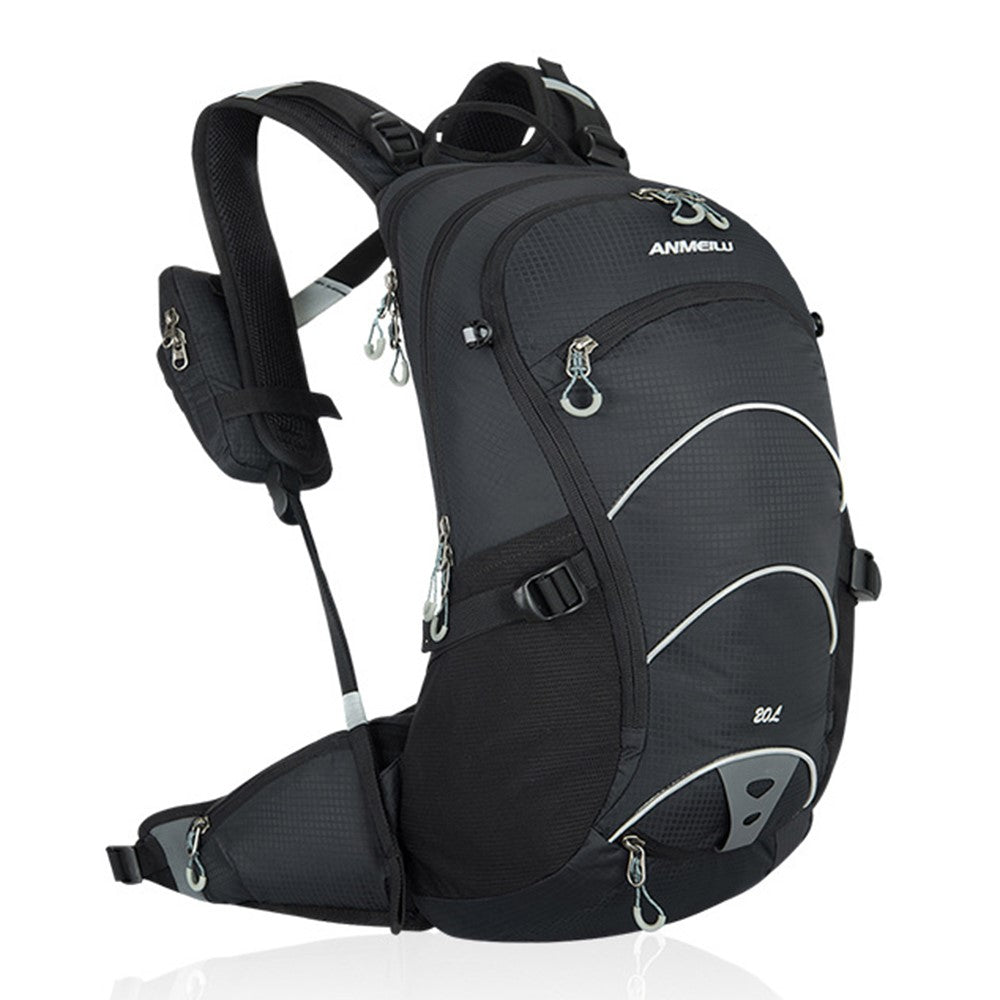ANMEILU 1023Lightweight Sport Backpack 20L Travel Daypack with Helmet Net and Rain Cover for Women Men