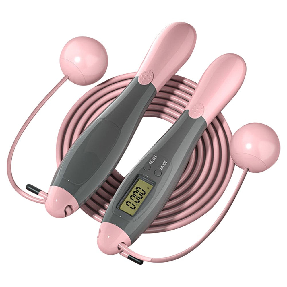 Dual Purpose Wired / Cordless Electronic Skipping Rope Gym Fitness Intelligent Skipping Rope with LCD Screen with Cordless Ball