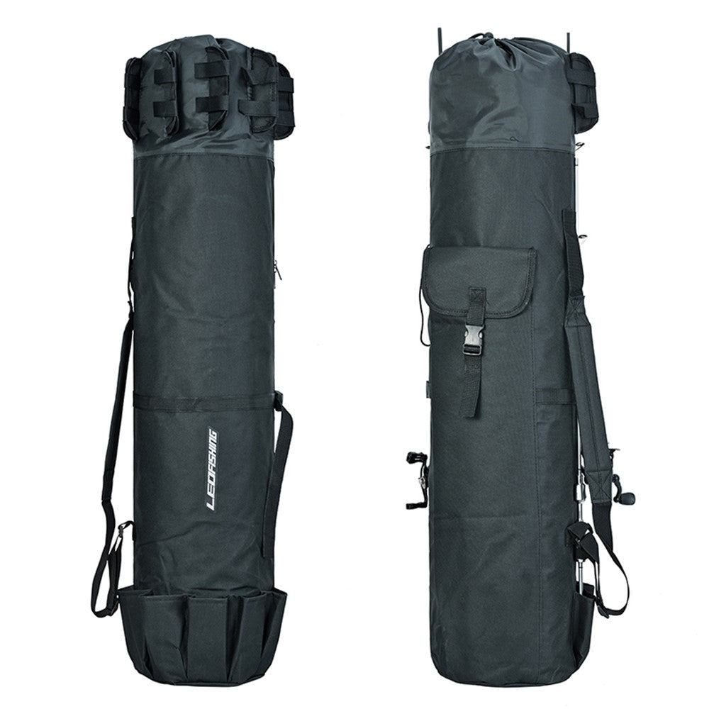LEO 28260 Fishing Pole Single Shoulder Bag 600D Oxford Cloth Fishing Rod Carrying Bag
