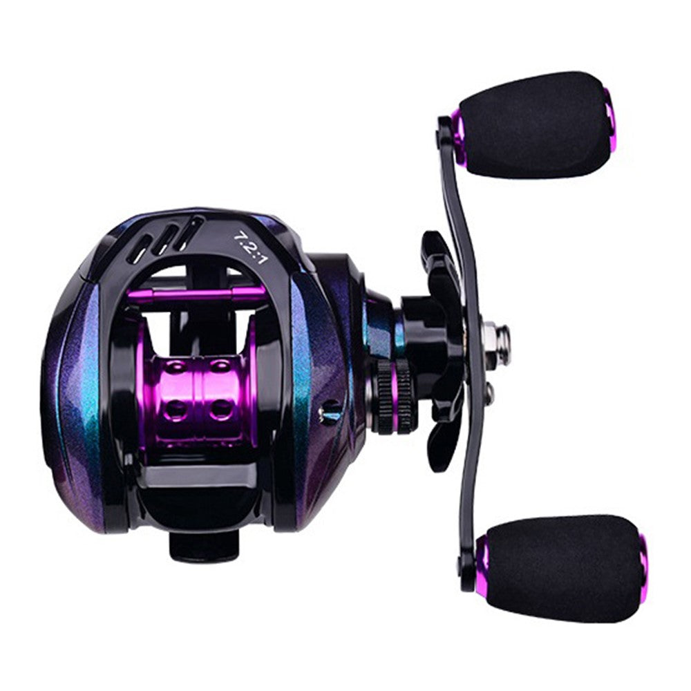PROBEROS DW139 7.2:1 Colorful Metal Baitcasting Reel, Ultra-Light Fishing Reel
