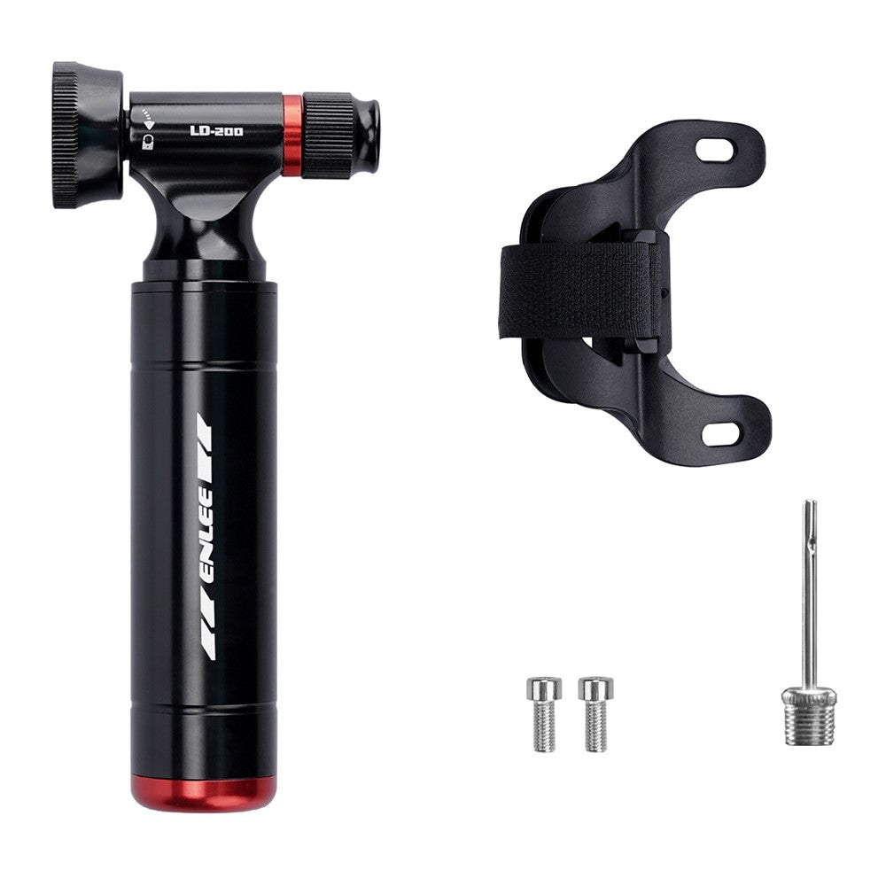ENLEE LD-200 Bicycle Mini CO2 Pump Cartridge Nozzle Aluminum Alloy Bike Fast Inflating Nozzle