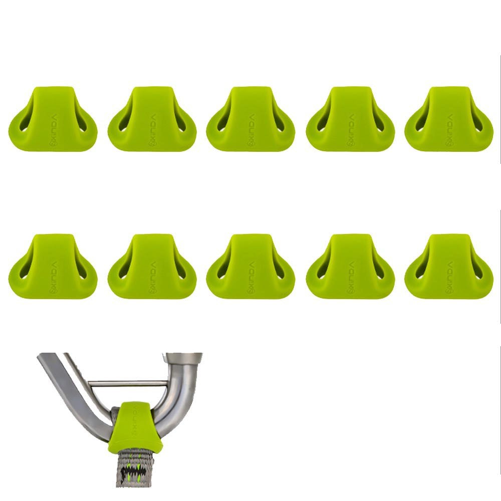XINDA XD-PJ295 10Pcs Outdoor Rock Climbing Quickdraw Positioning Silicone Ring Triangle Rubber Anti Slip Sleeve