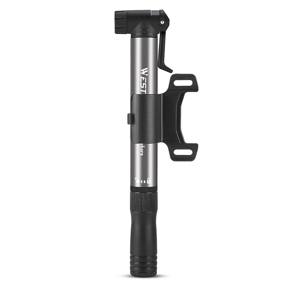 WEST BIKING YP0711155 Portable Bicycle Tire Air Pump Screwdriver Aluminum Alloy Manual Inflator