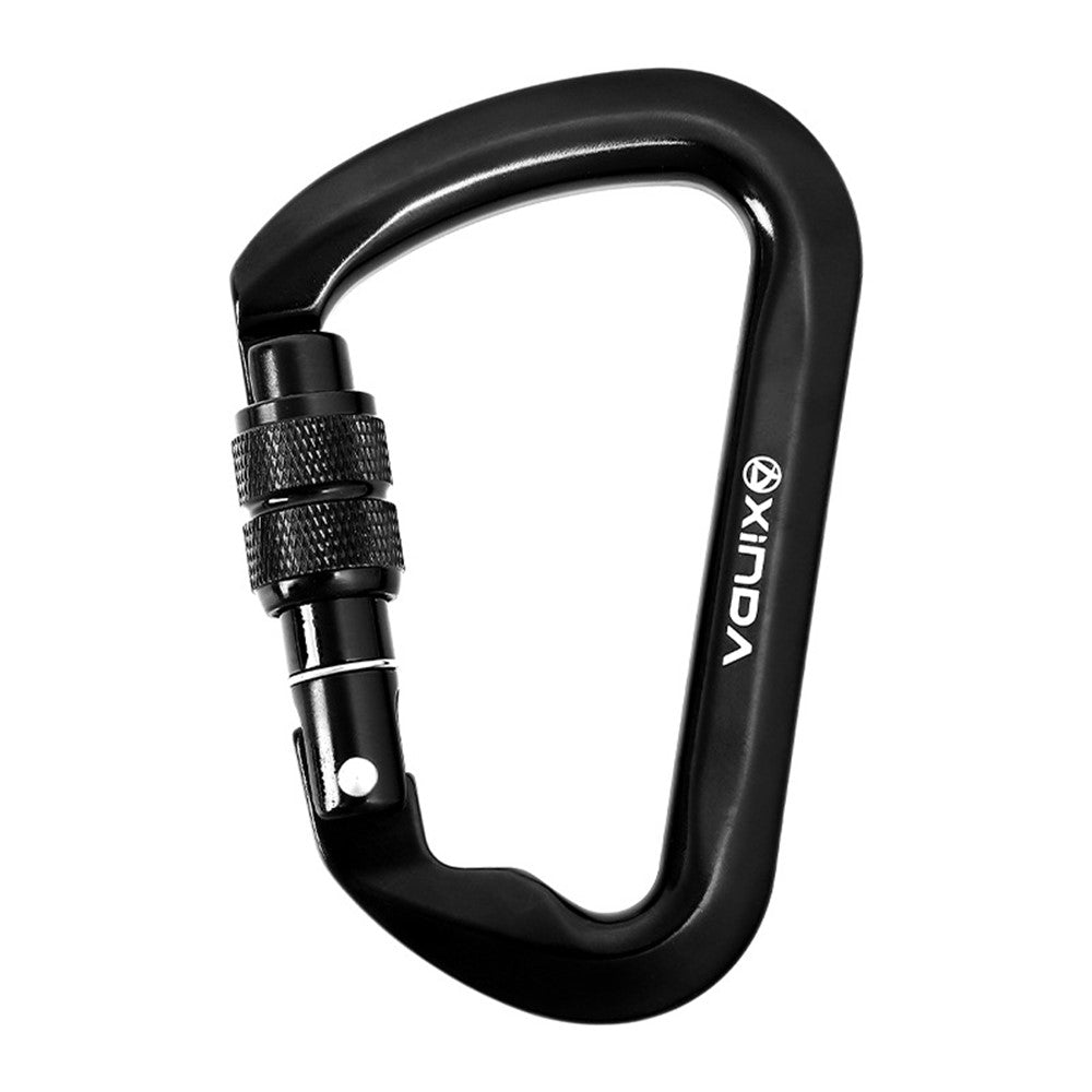 XINDA XD-8128 11.3x7.3cm Carabiner Clip D-Shape Rock Climbing Hanging Hook