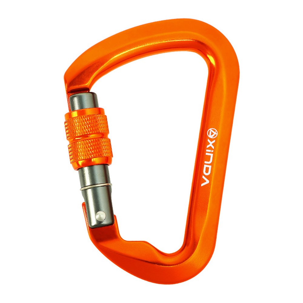 XINDA XD-8128 11.3x7.3cm Carabiner Clip D-Shape Rock Climbing Hanging Hook