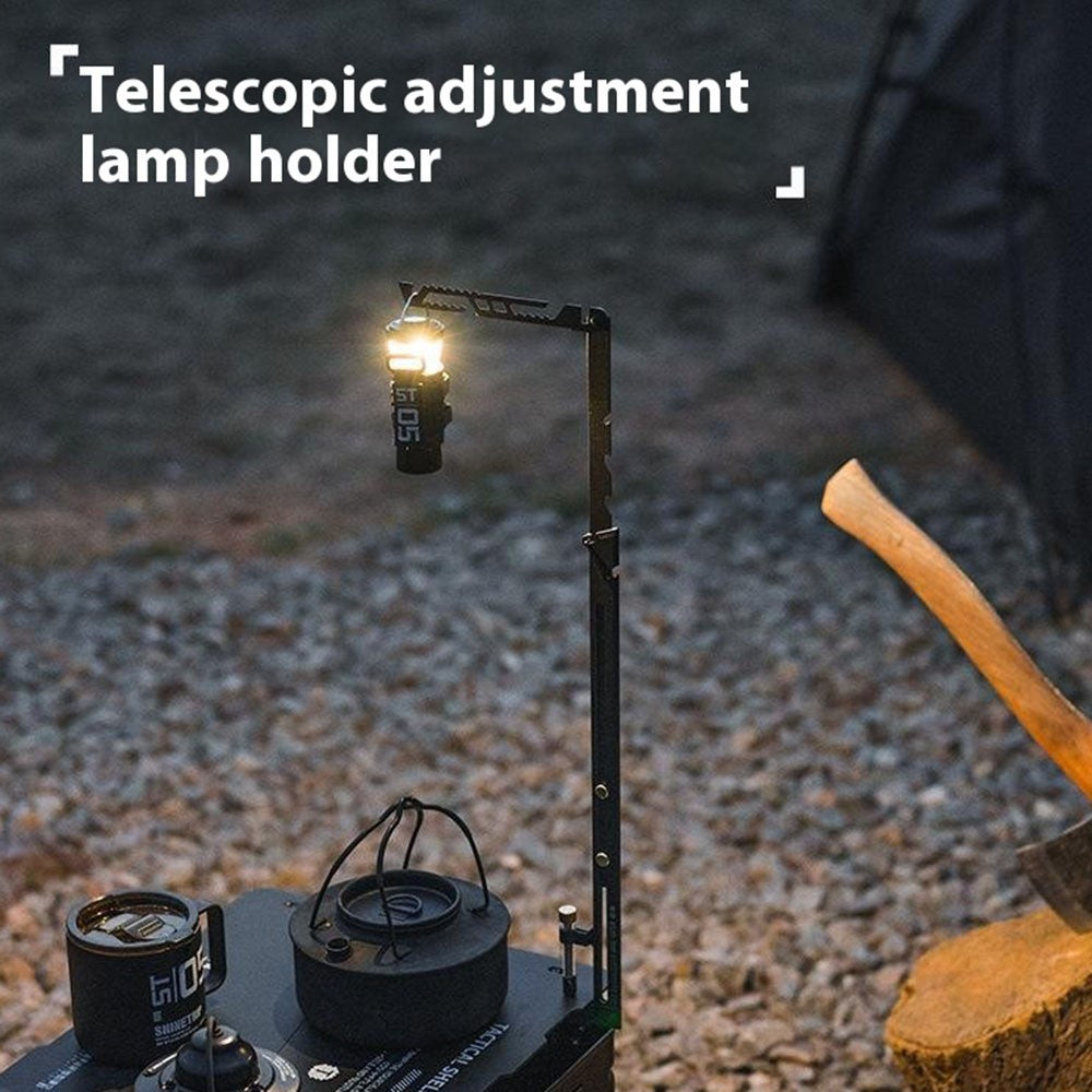SHINETRIP A484-H00 Portable Outdoor Light Bracket Desk Light Stand wit