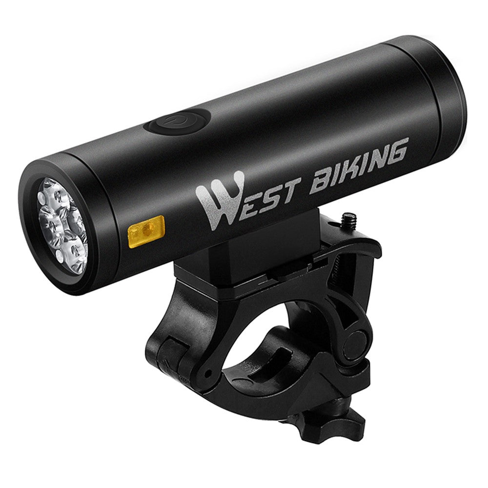 WEST BIKING YP0701399 400LM Aluminum Alloy Bicycle Headlight IPX6 Waterproof Bike Front Light