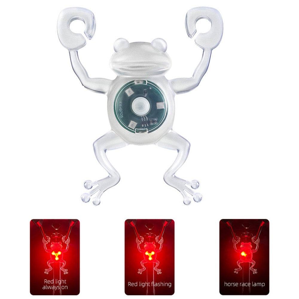 WEST BIKING YP0701452 Bicycle Rear Light Frog Shape Taillight Waterproof Safe Warning LED Light