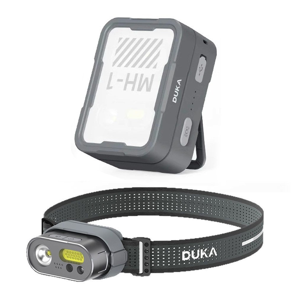 XIAOMIYOUPIN DUKA MH1 2Pcs Intelligent Sensor Headlamp 8 Modes Lightweight Head Light with Charging Case
