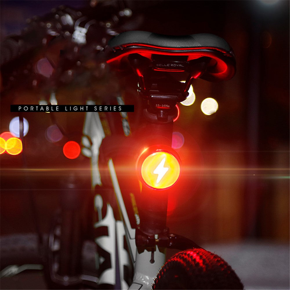 1802A Bicycle Night Riding Taillight 5 Modes Sports Safety Warning Lamp Cycling Rear Tail Light