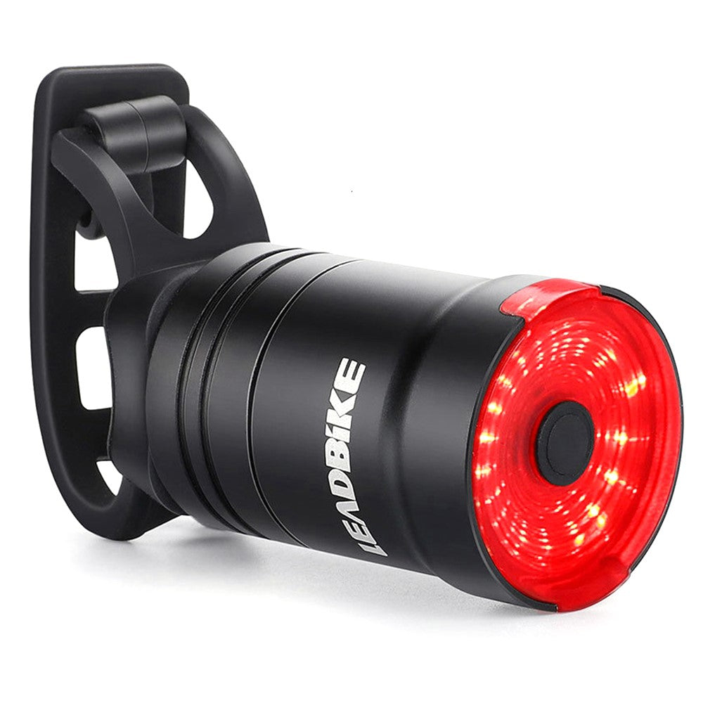 LEADBIKE LD43 Bicycle Smart Brake Tail Light Waterproof Bike Seat Rear Warning Light Support USB Charging