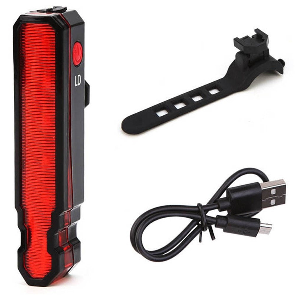 LEADBIKE LD51 Bike Cycling Laser LED Rear Light USB Rechargeable Waterproof Safety Warning Lamp Tail Light