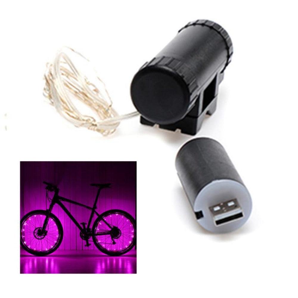 LEADBIKE A01 Ultra Bright Bike Wheel Light Strip MTB Bicycle Wheel Hub LED Light Decor USB Rechargeable Design