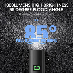 WEST BIKING YP0701353 Smart Vibration Induction Bike Headlight IP65 Waterproof High Brightness Bicycle Lamp