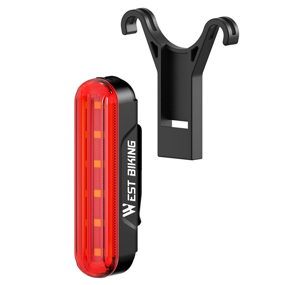 WEST BIKING LD80-ls Laser Brake Sensor Style Bike Rear Lamp 5 Modes Bicycle Smart Brake Taillight