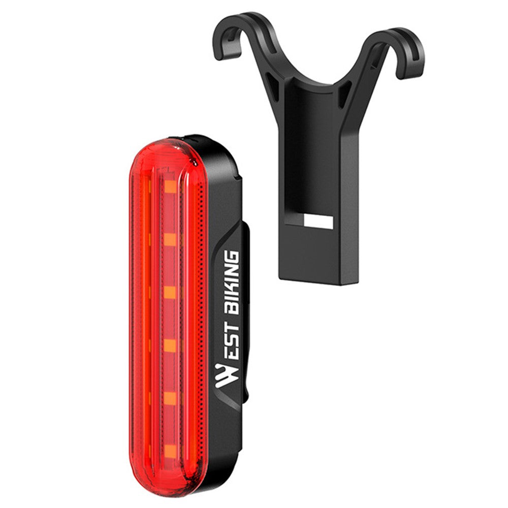 WEST BIKING LD80-s Brake Sensor Style Bike Rear Lamp Bicycle Smart Brake Taillight 3 Modes Warning Light