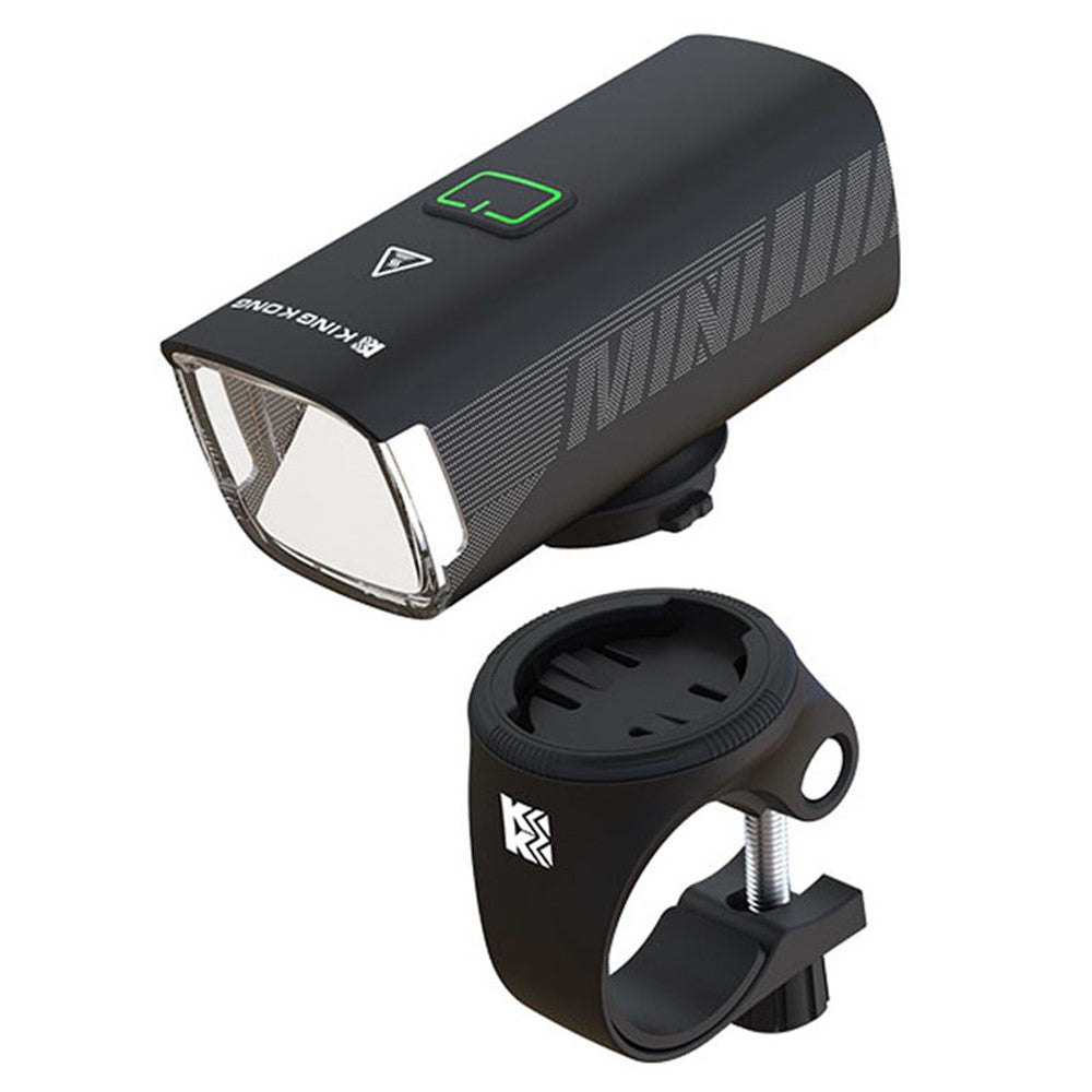 KINGKONG L100-X7 Mini 800LM Metal Bike Headlight Outdoor Cycling Bicycle Light Bicycle Safety Lamp with Lock Base