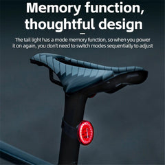 ROCKBROS LT-RR100 Bicycle Tail Light Smart Brake Sensor Night Lights for MTB Road Bike