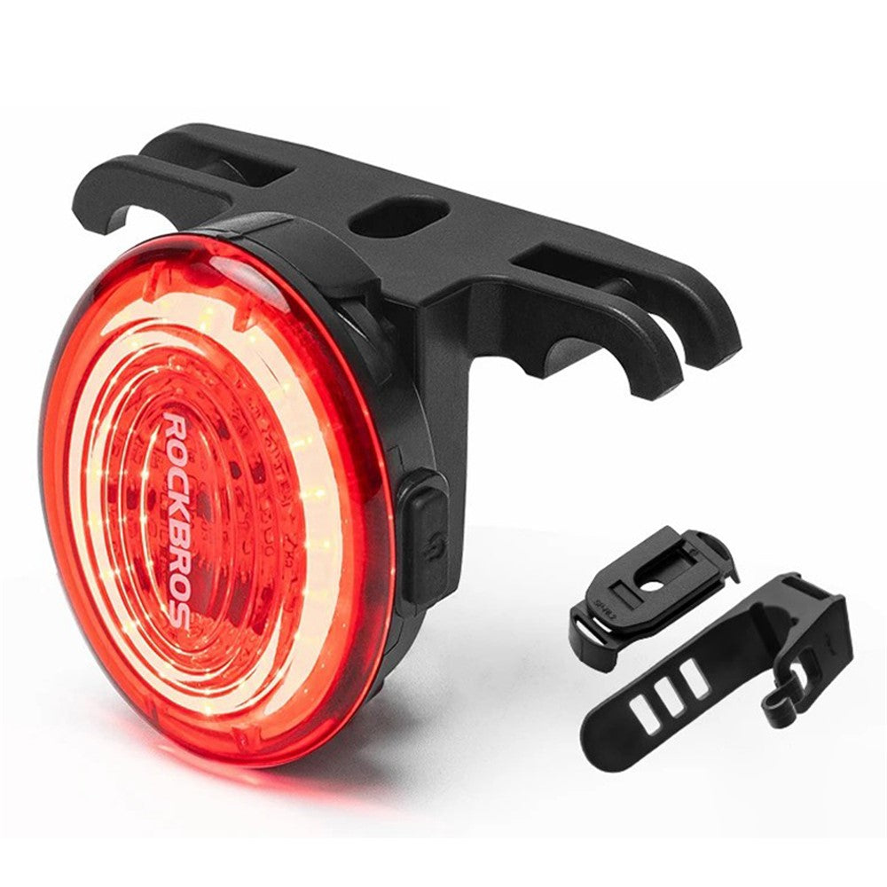 ROCKBROS LT-RR100 Bicycle Tail Light Smart Brake Sensor Night Lights for MTB Road Bike