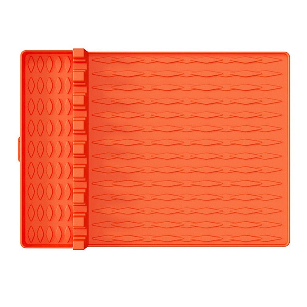 Camping BBQ Tools Silicone Mat Barbecue Grill Utensil Holder Mat