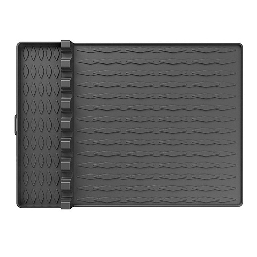 Camping BBQ Tools Silicone Mat Barbecue Grill Utensil Holder Mat