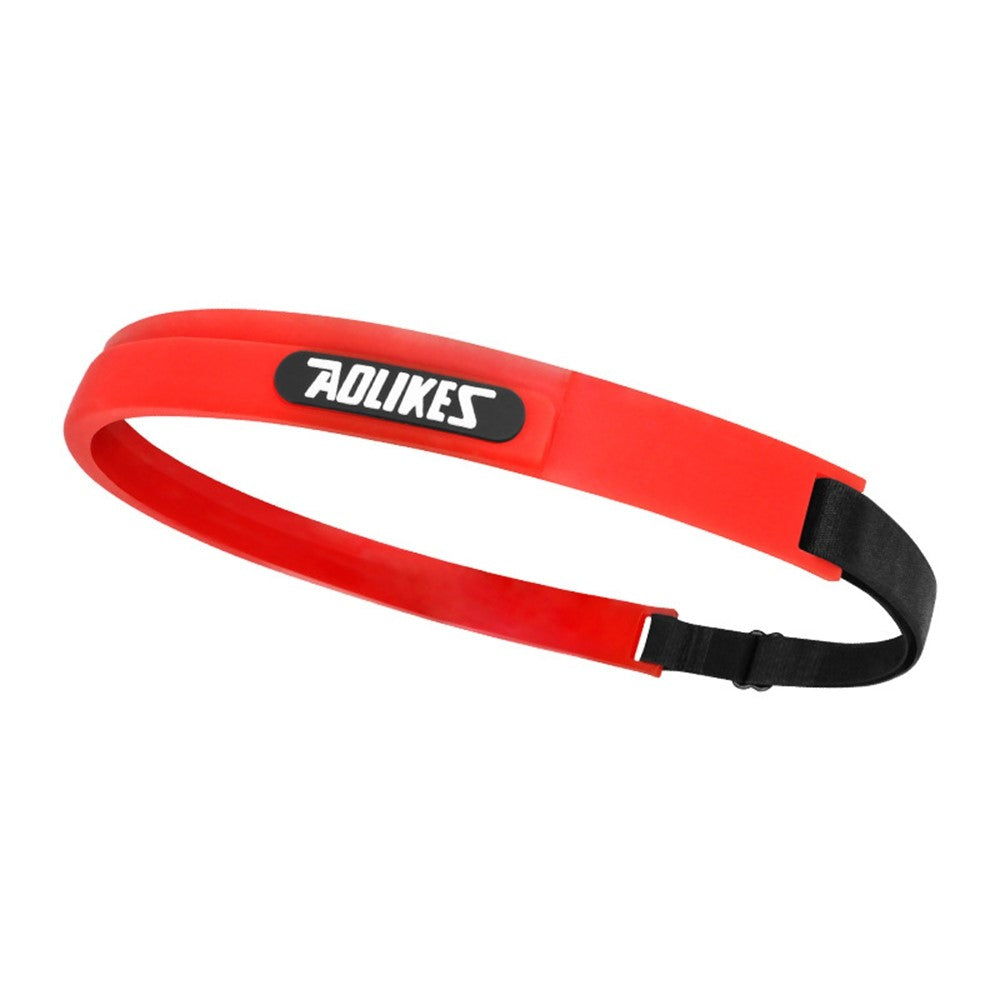AOLIKES TD-2113 Non Slip Silicone Sweatband for Sports / Fitness Running Sweat Wicking Adjustable Headband