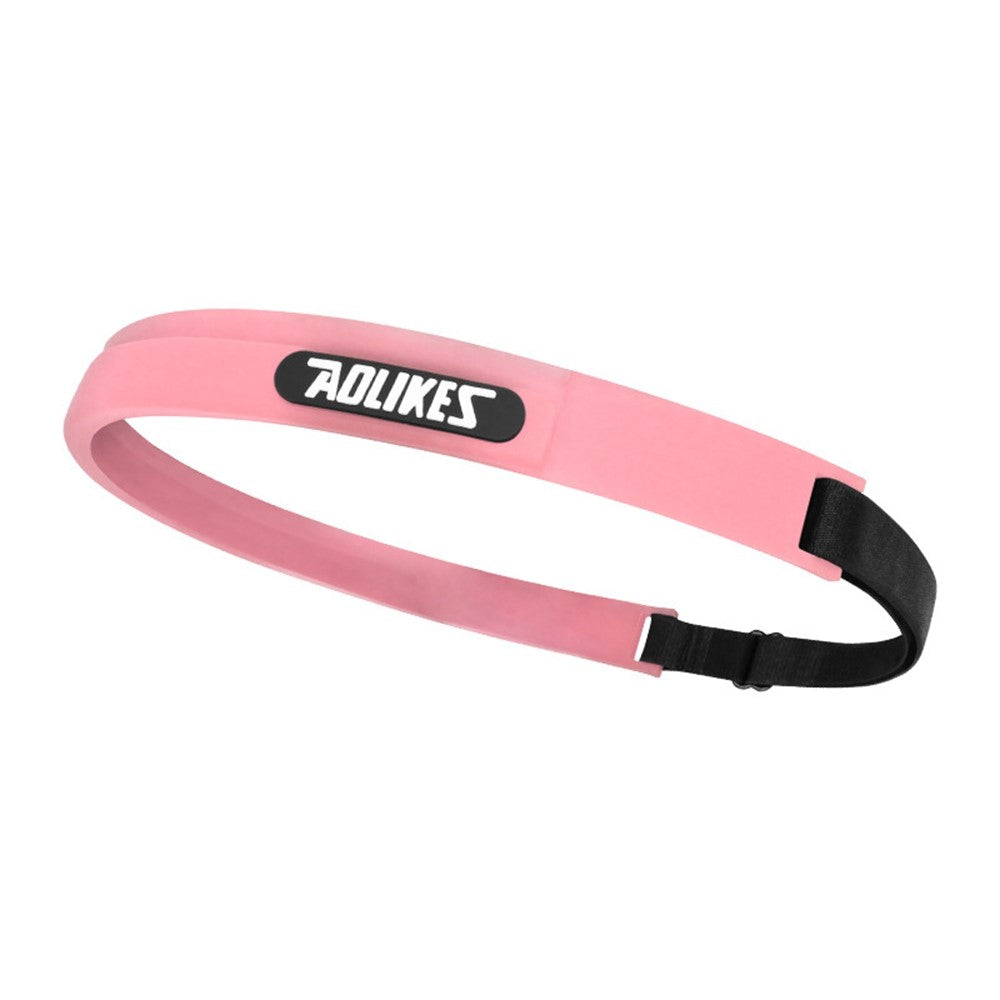 AOLIKES TD-2113 Non Slip Silicone Sweatband for Sports / Fitness Running Sweat Wicking Adjustable Headband