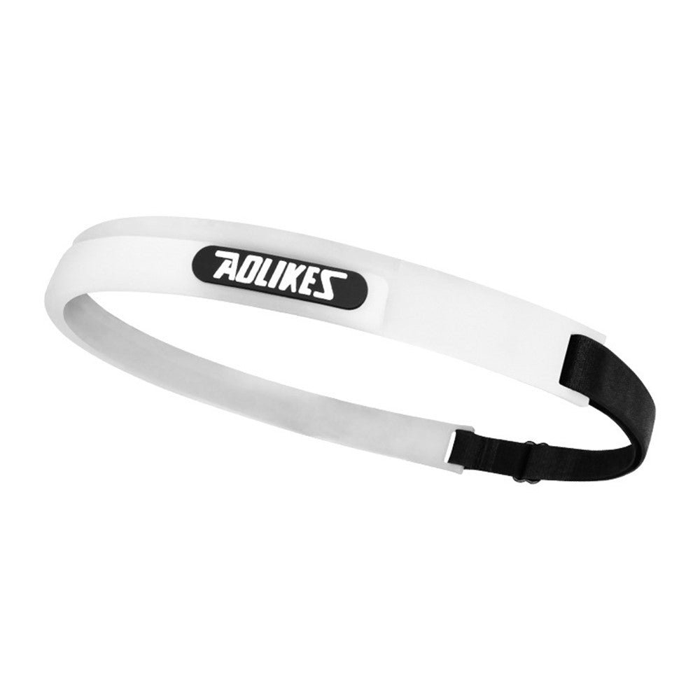 AOLIKES TD-2113 Non Slip Silicone Sweatband for Sports / Fitness Running Sweat Wicking Adjustable Headband