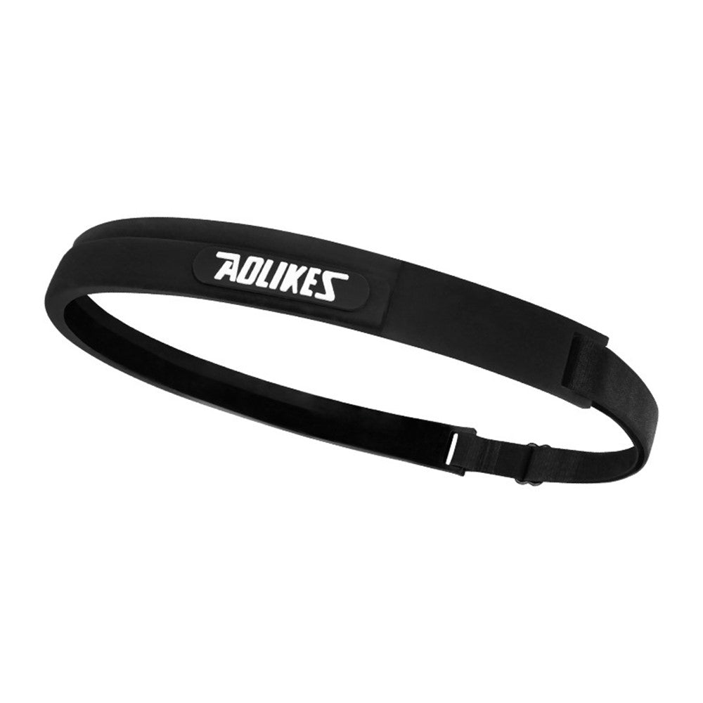 AOLIKES TD-2113 Non Slip Silicone Sweatband for Sports / Fitness Running Sweat Wicking Adjustable Headband