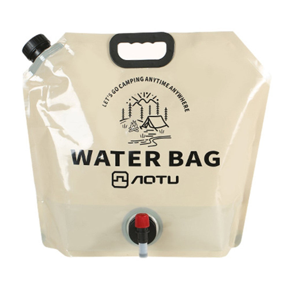 AOTU 9L Outdoor Camping Water Bag Foldable Water Storage Carrier for Hiking Climbing BPA-Free, No FDA Certificate